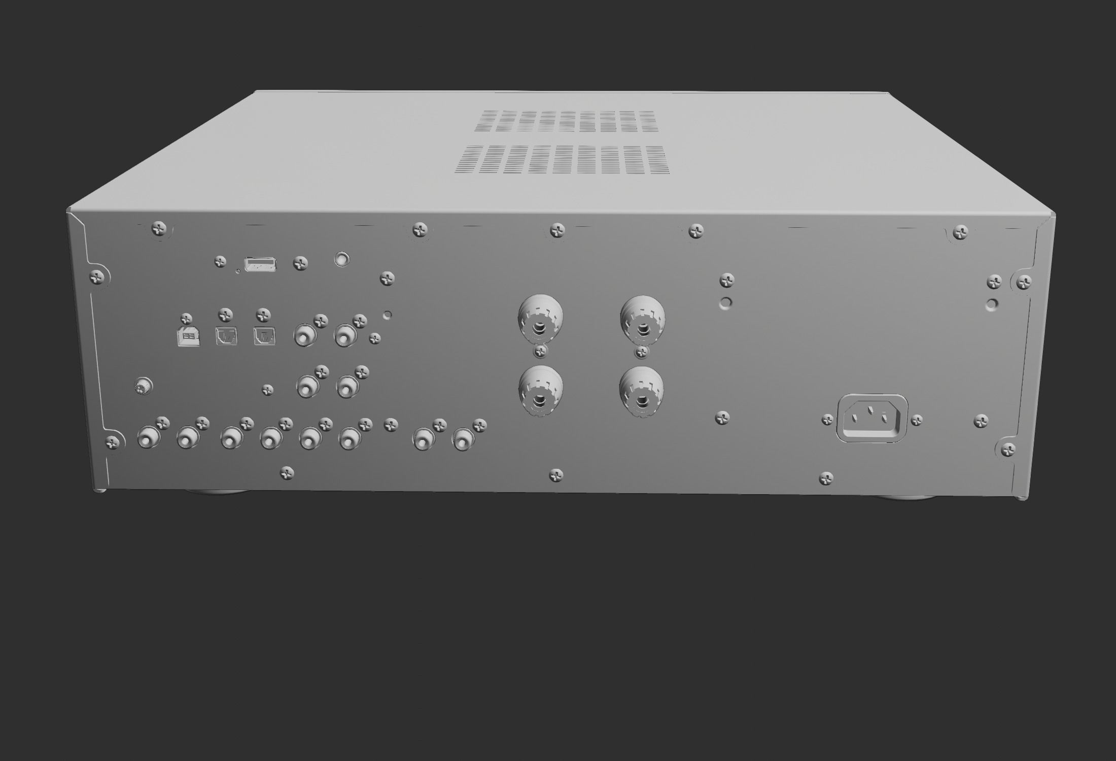 Technics G700 Stereo Integrated Amplifier PBR 3D model_18