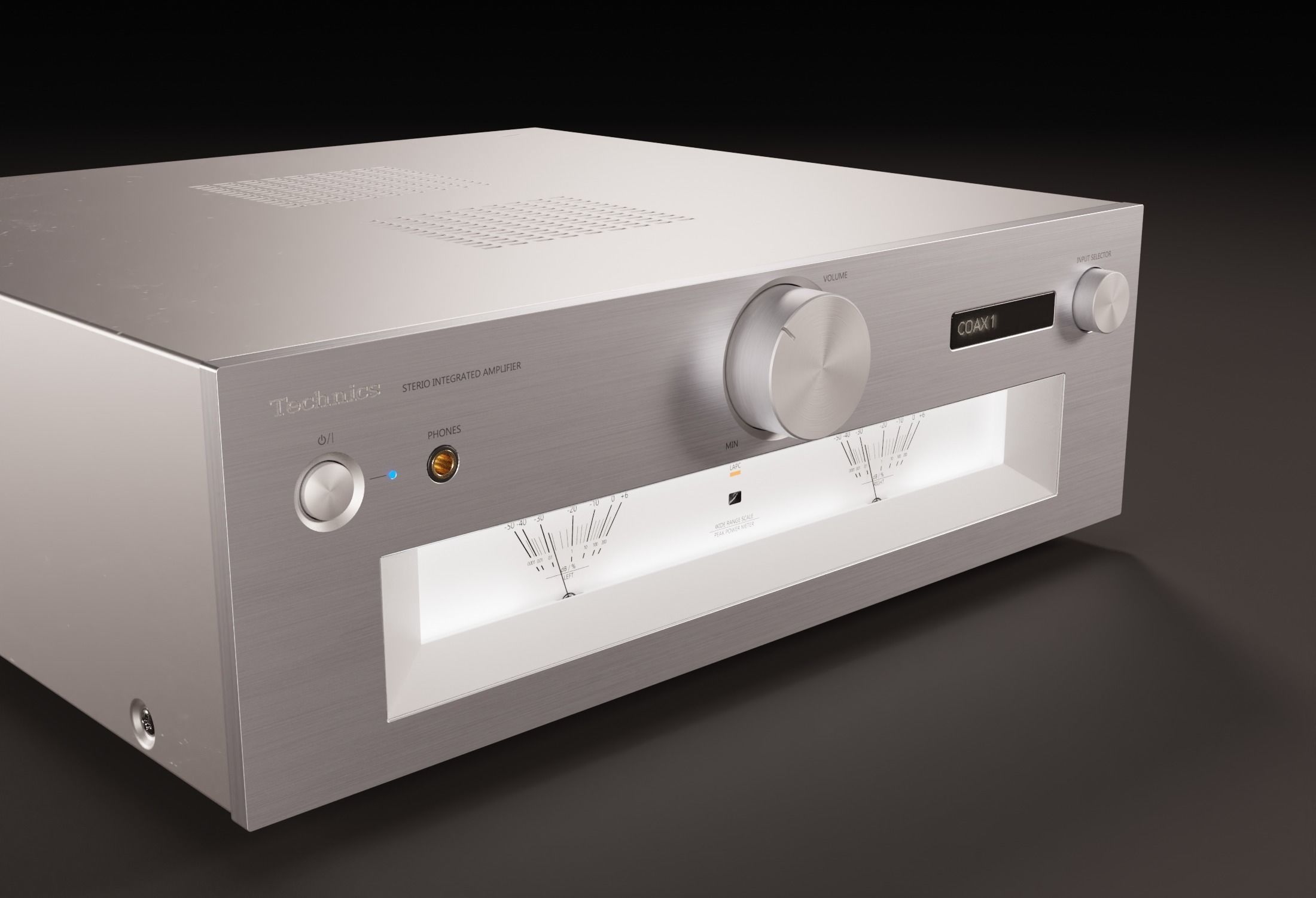 Technics G700 Stereo Integrated Amplifier PBR 3D model_3