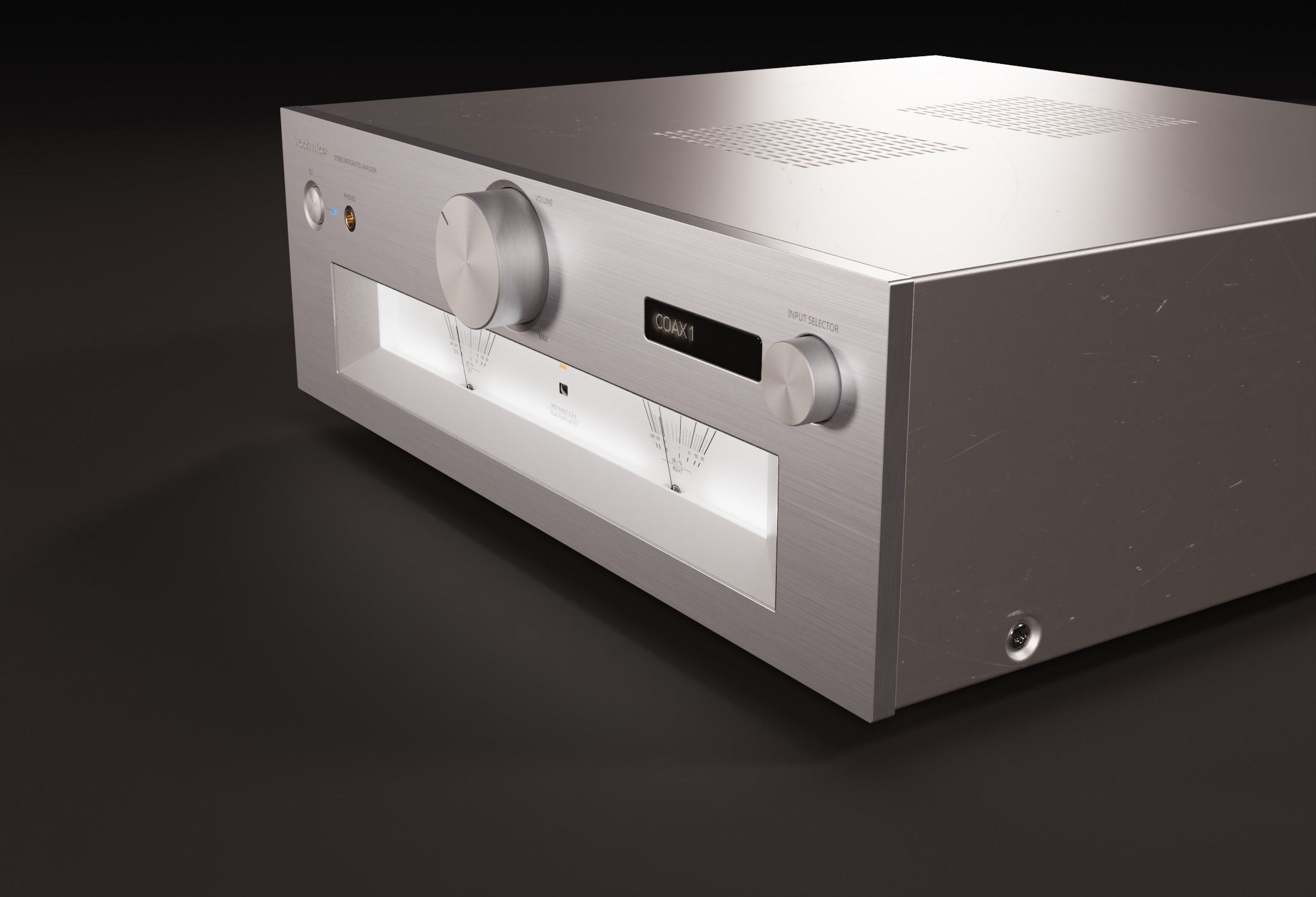 Technics G700 Stereo Integrated Amplifier PBR 3D model_4