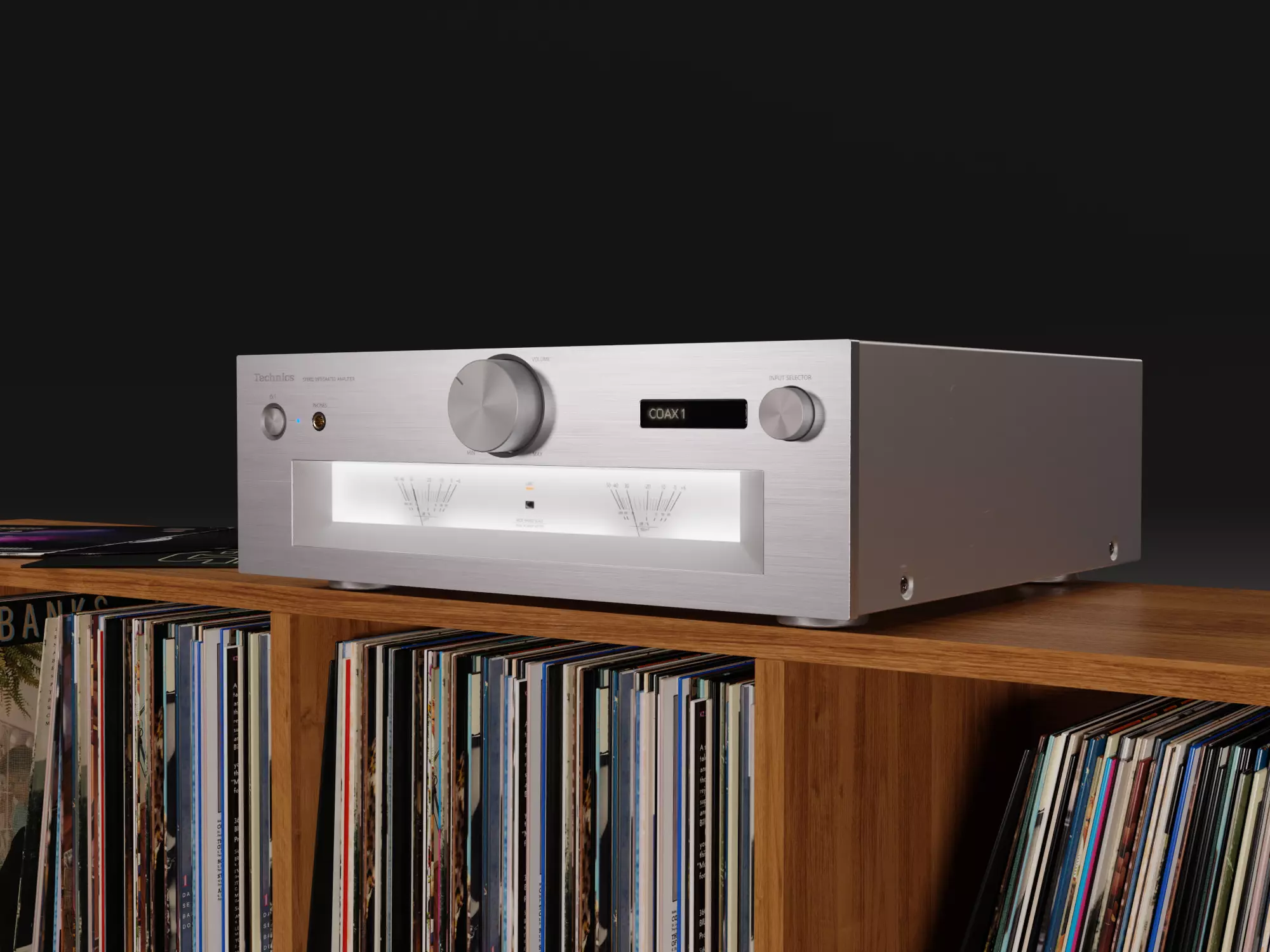 Technics G700 Stereo Integrated Amplifier PBR 3D model_0