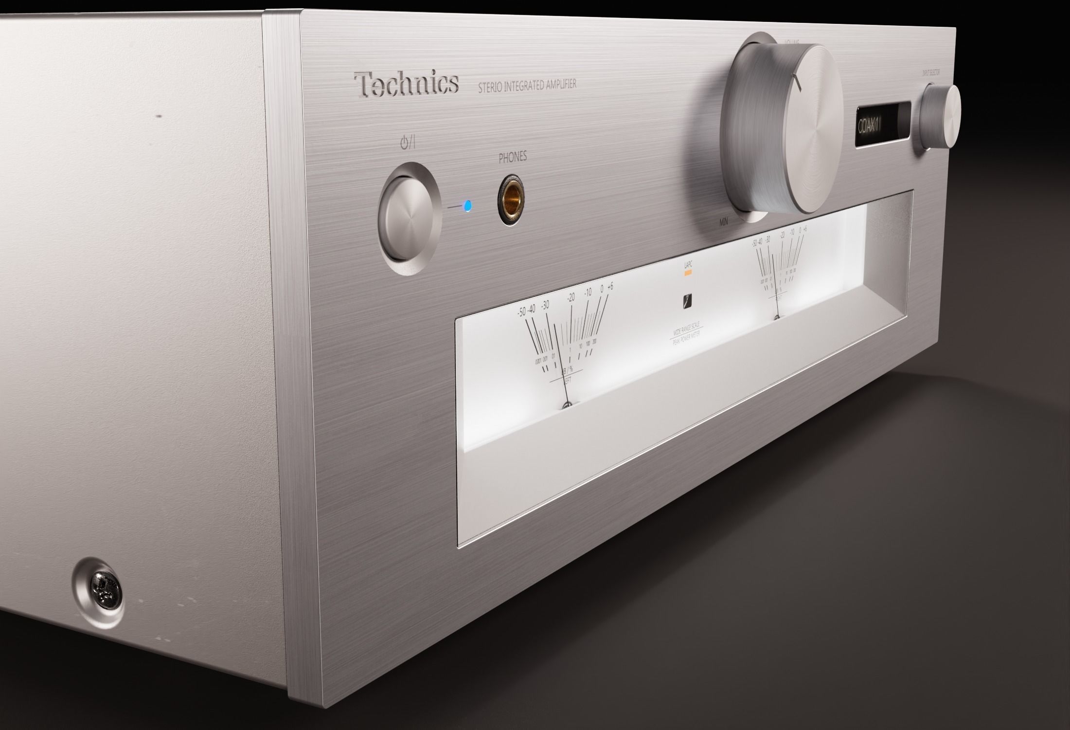 Technics G700 Stereo Integrated Amplifier PBR 3D model_7