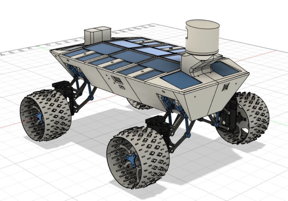 Rover Raspberry Pi over 100 files 3D print model_3