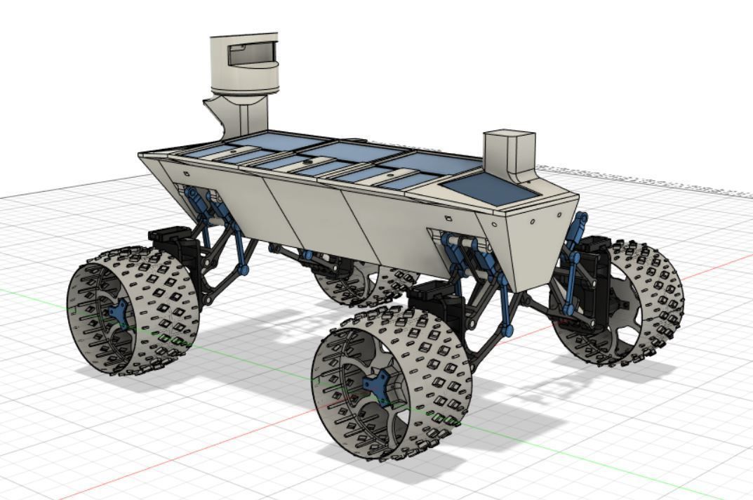 Rover Raspberry Pi over 100 files 3D print model_4