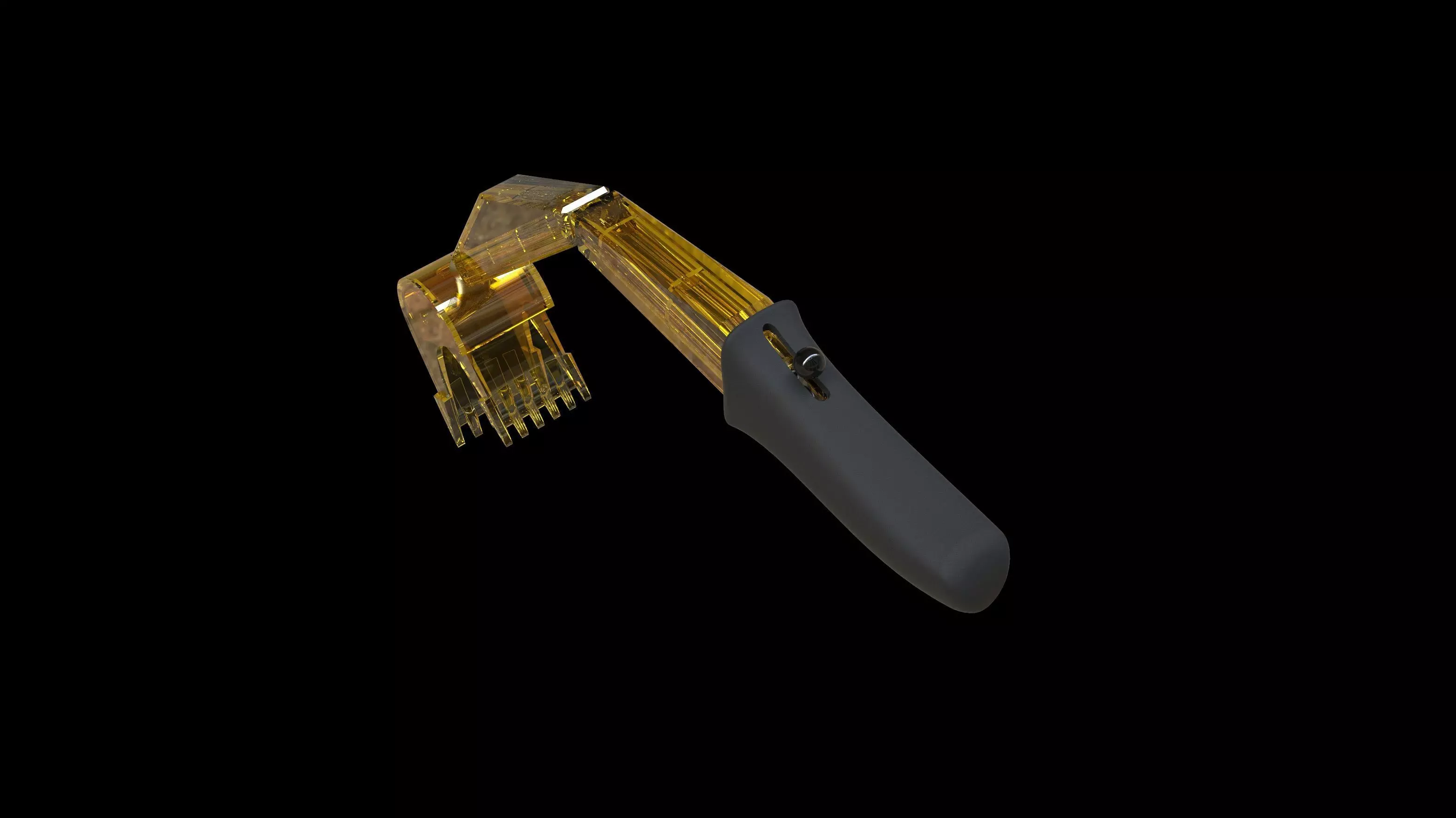 JCB salad shovel - advertising 3D model