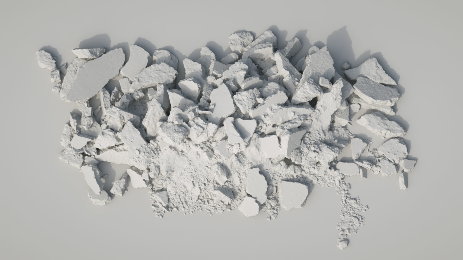 Asphalt rubble RAW Scan 3D model_13