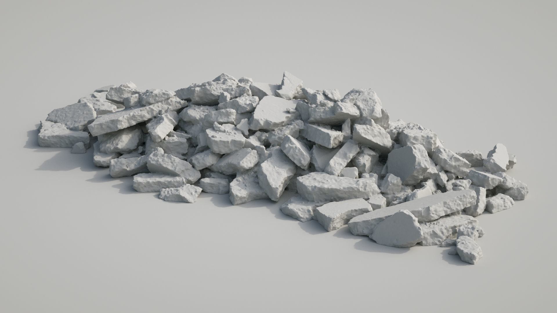 Asphalt rubble RAW Scan 3D model_11