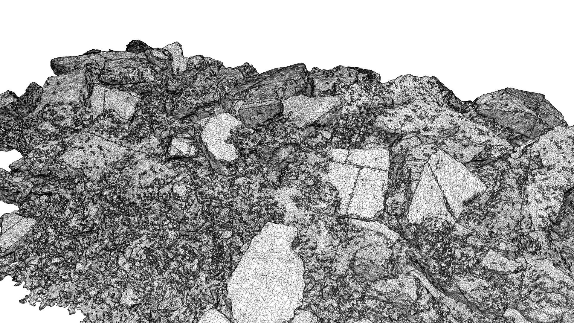 Asphalt rubble RAW Scan 3D model_18