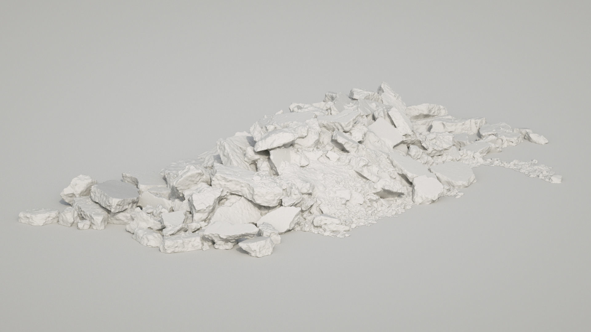 Asphalt rubble RAW Scan 3D model_12