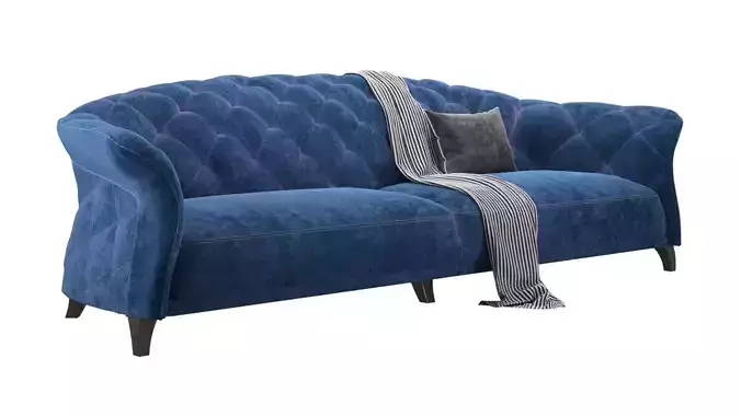 Danetti CHESTERFIELD SOFA 3 SEATER 3D model