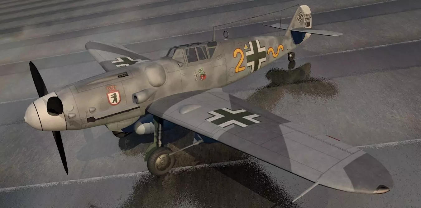Messerschmitt Bf-109 G-6 Gustav 3D model_0