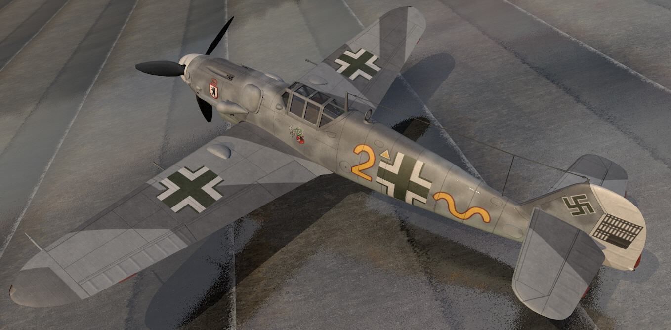 Messerschmitt Bf-109 G-6 Gustav 3D model_7
