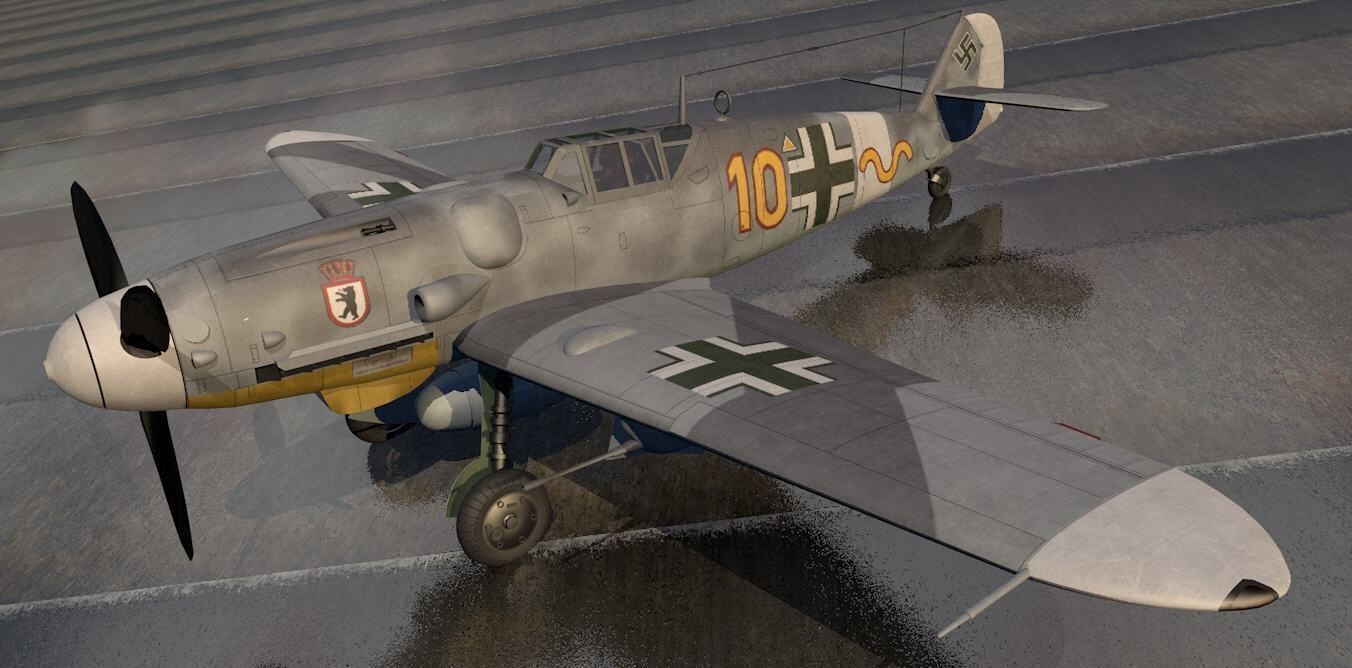 Messerschmitt Bf-109 G-6 Gustav 3D model_3