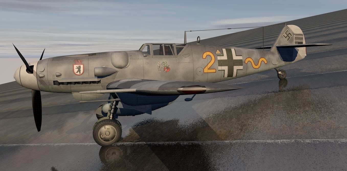 Messerschmitt Bf-109 G-6 Gustav 3D model_10
