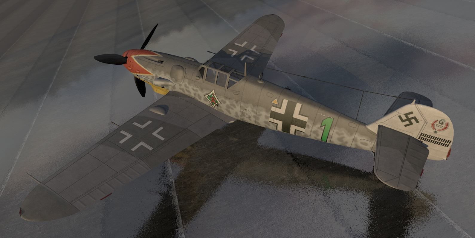 Messerschmitt Bf-109 G-6 Gustav 3D model_8