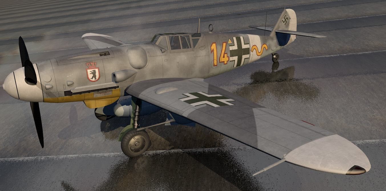 Messerschmitt Bf-109 G-6 Gustav 3D model_5