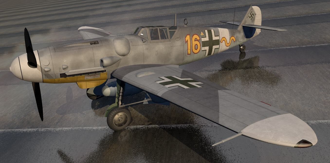 Messerschmitt Bf-109 G-6 Gustav 3D model_6
