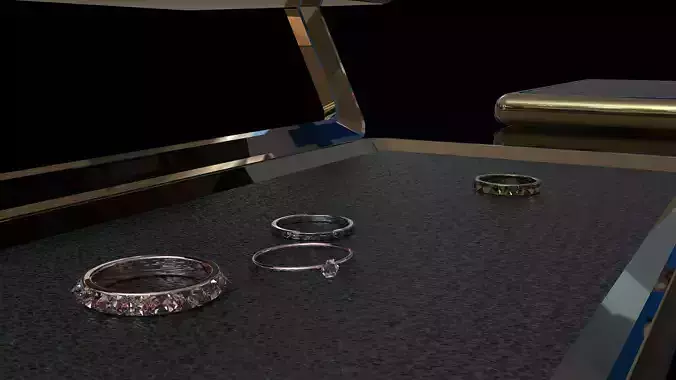 Jewellery box with app-function 3D model