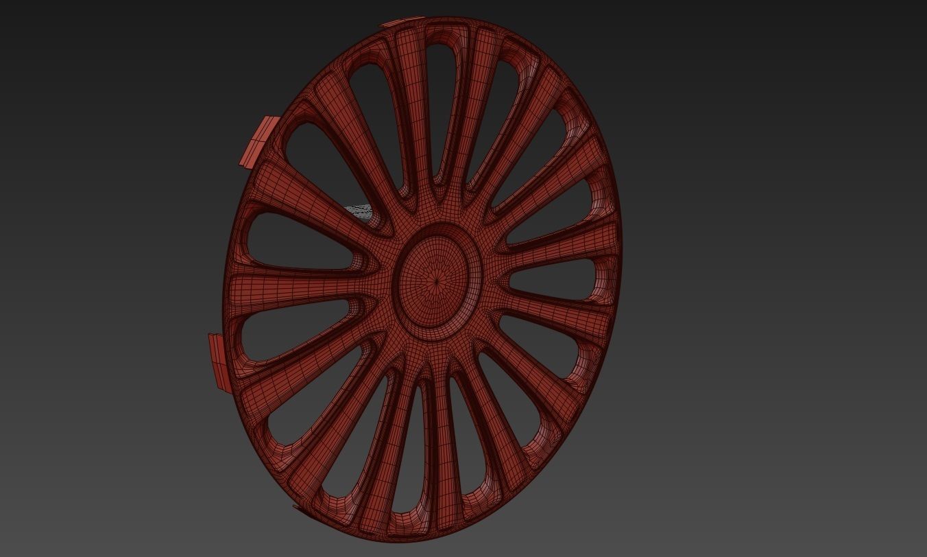 Argo Lemans Plastic car wheel cover 3D model CGTrader