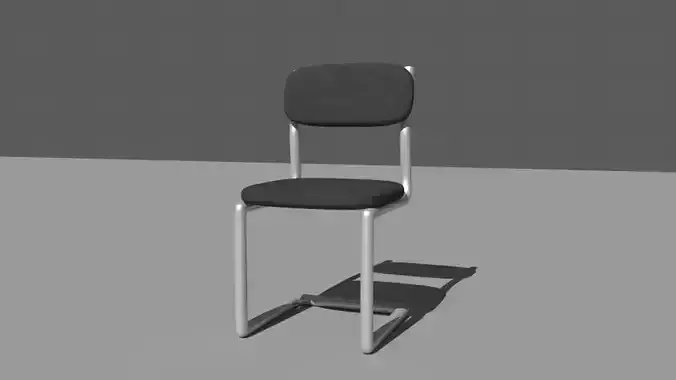 S type chair 3D model