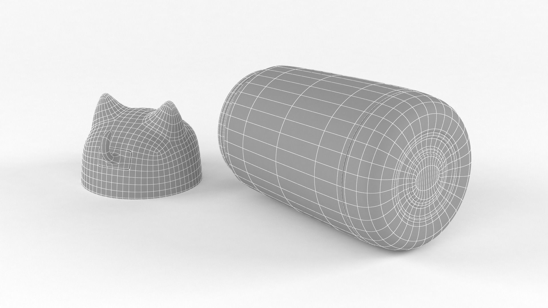 Thermos Vacuum Flask 3D model_10