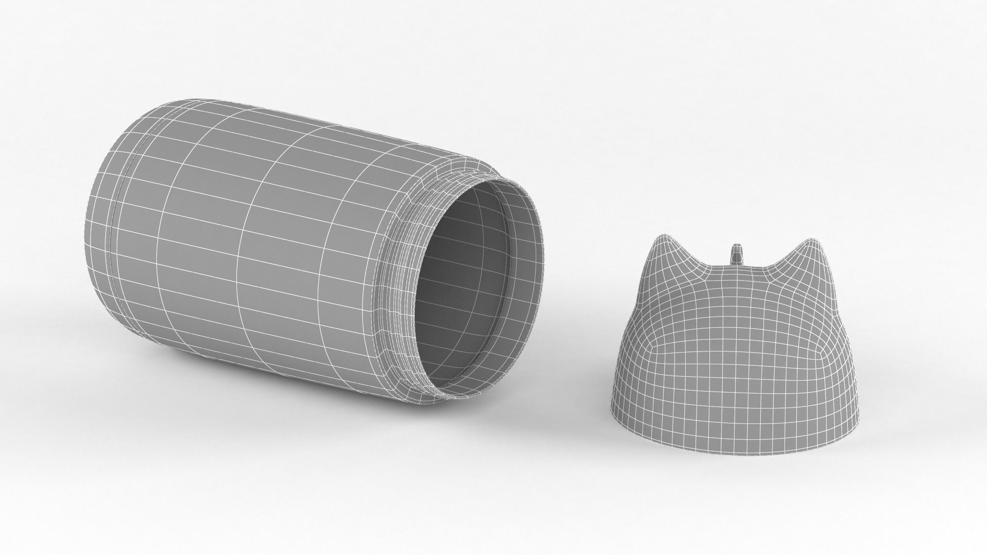 Thermos Vacuum Flask 3D model_11