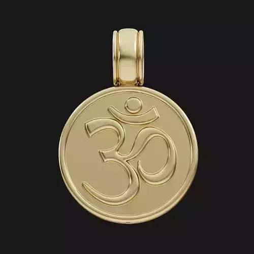 Om Aum sun pendant
