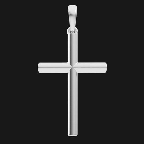 Cross pendant minimalism 3D print model