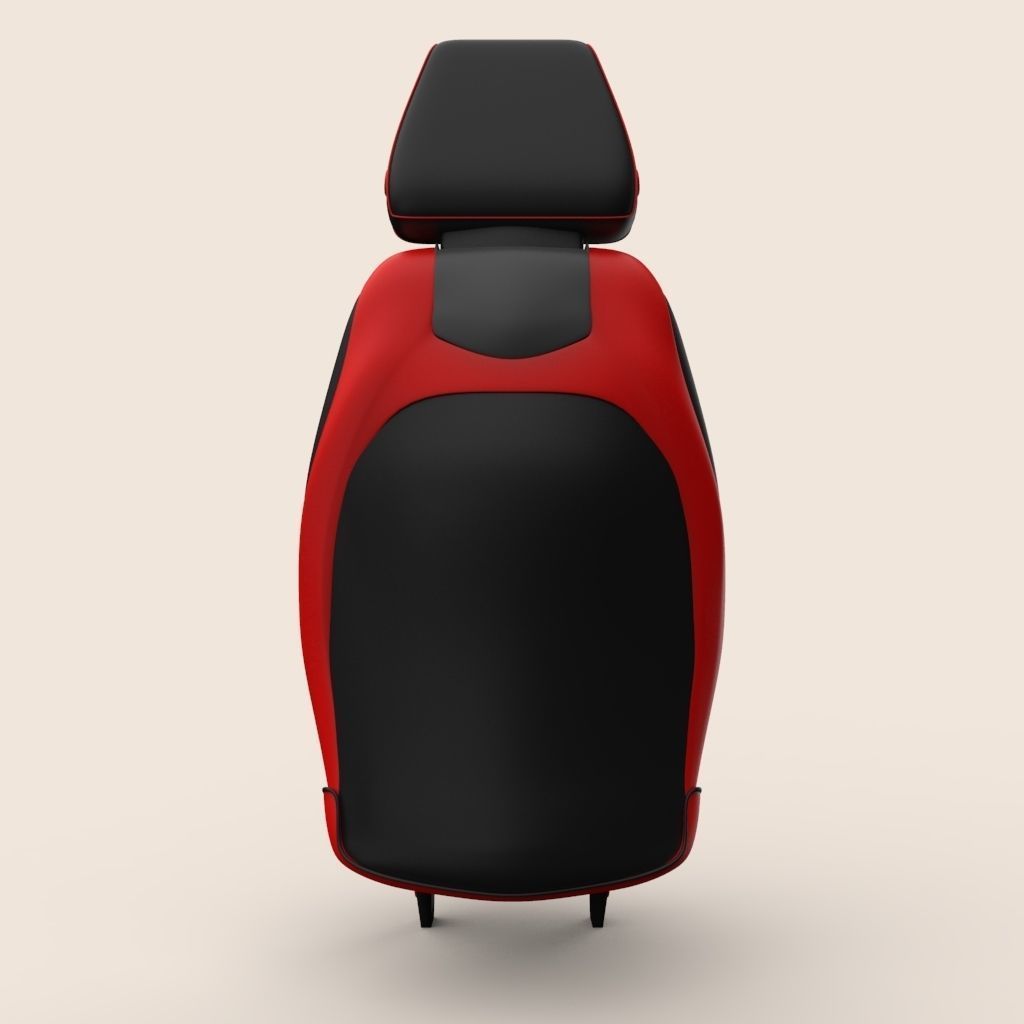 Car seat concept 3D model - Concept Serene 3D model_8