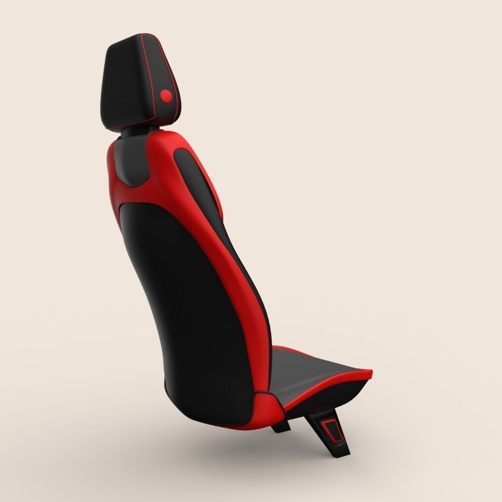 Car seat concept 3D model - Concept Serene 3D model_12