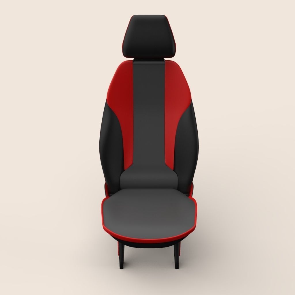 Car seat concept 3D model - Concept Serene 3D model_7