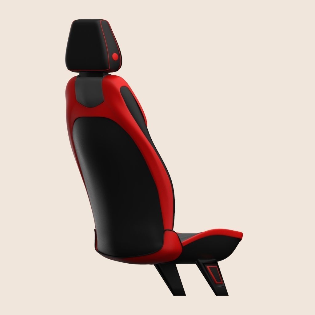 Car seat concept 3D model - Concept Serene 3D model_10