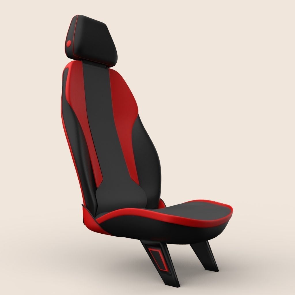 Car seat concept 3D model - Concept Serene 3D model_13