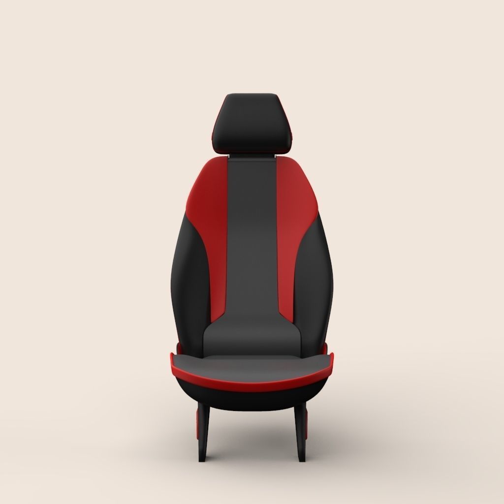 Car seat concept 3D model - Concept Serene 3D model_6