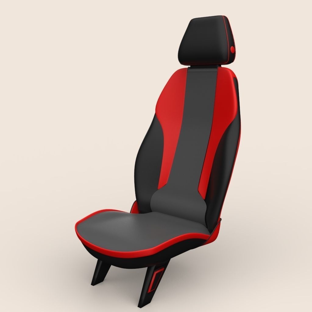 Car seat concept 3D model - Concept Serene 3D model_15
