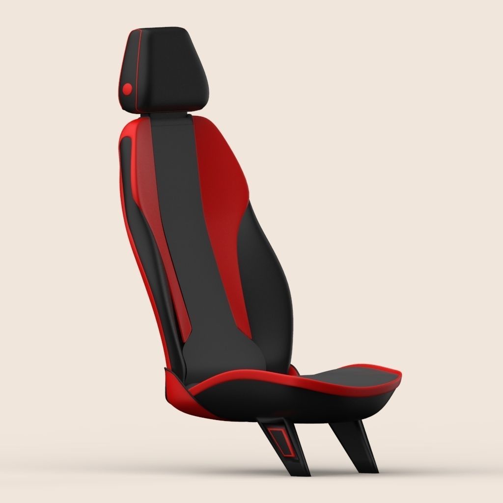 Car seat concept 3D model - Concept Serene 3D model_11