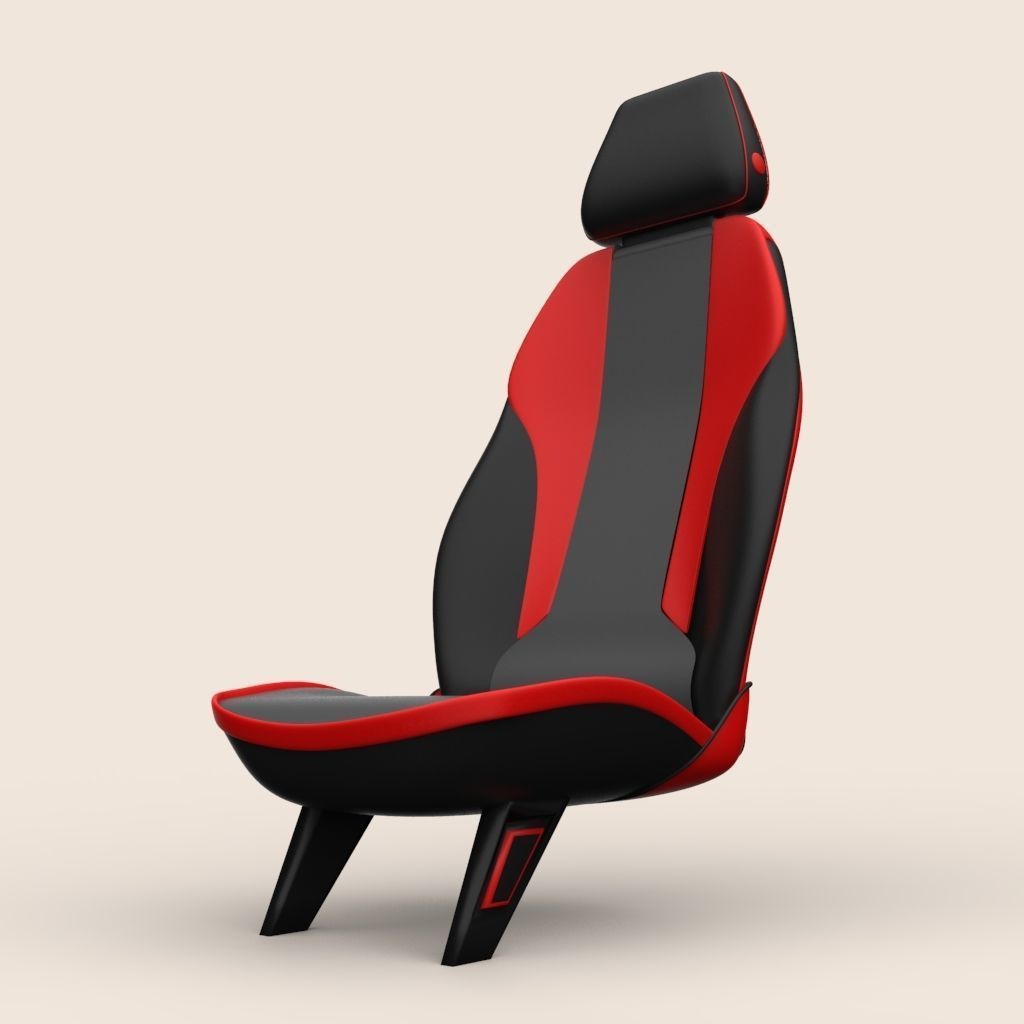 Car seat concept 3D model - Concept Serene 3D model_14
