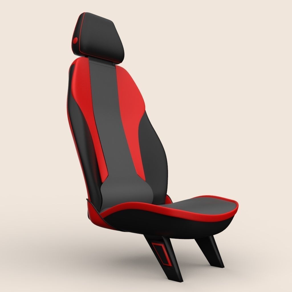 Car seat concept 3D model - Concept Serene 3D model_16