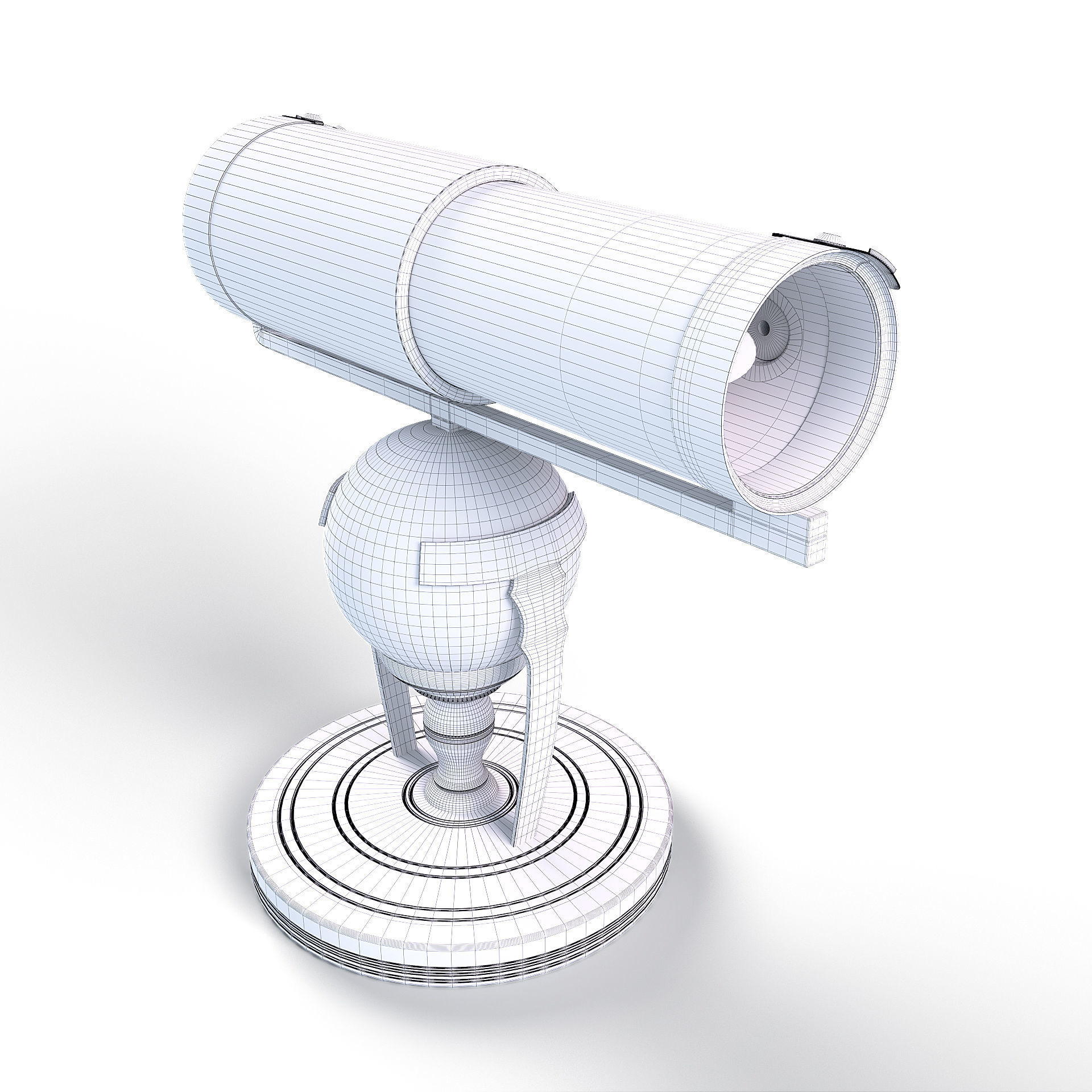 Newtonian telescope 3D model_18