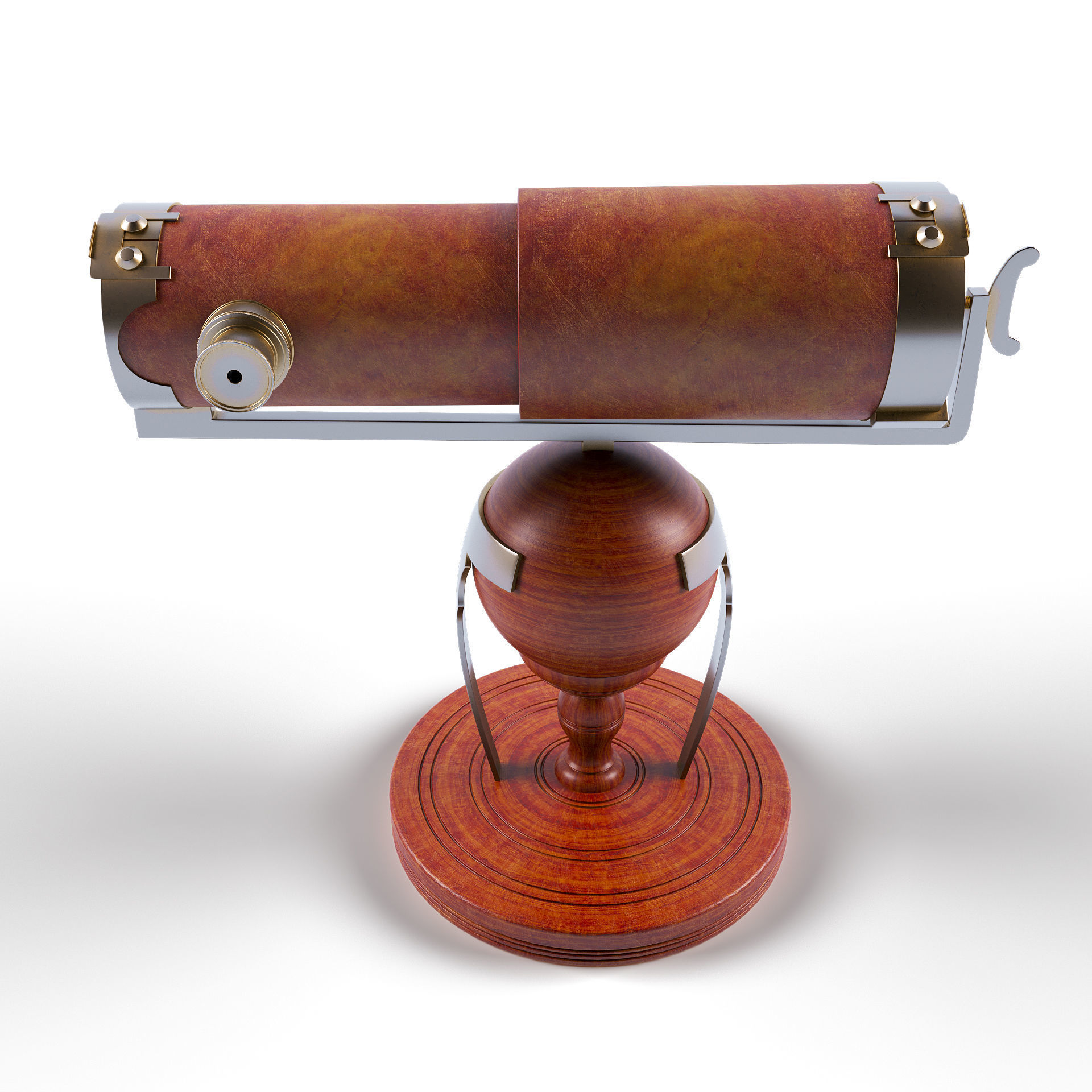 Newtonian telescope 3D model_2