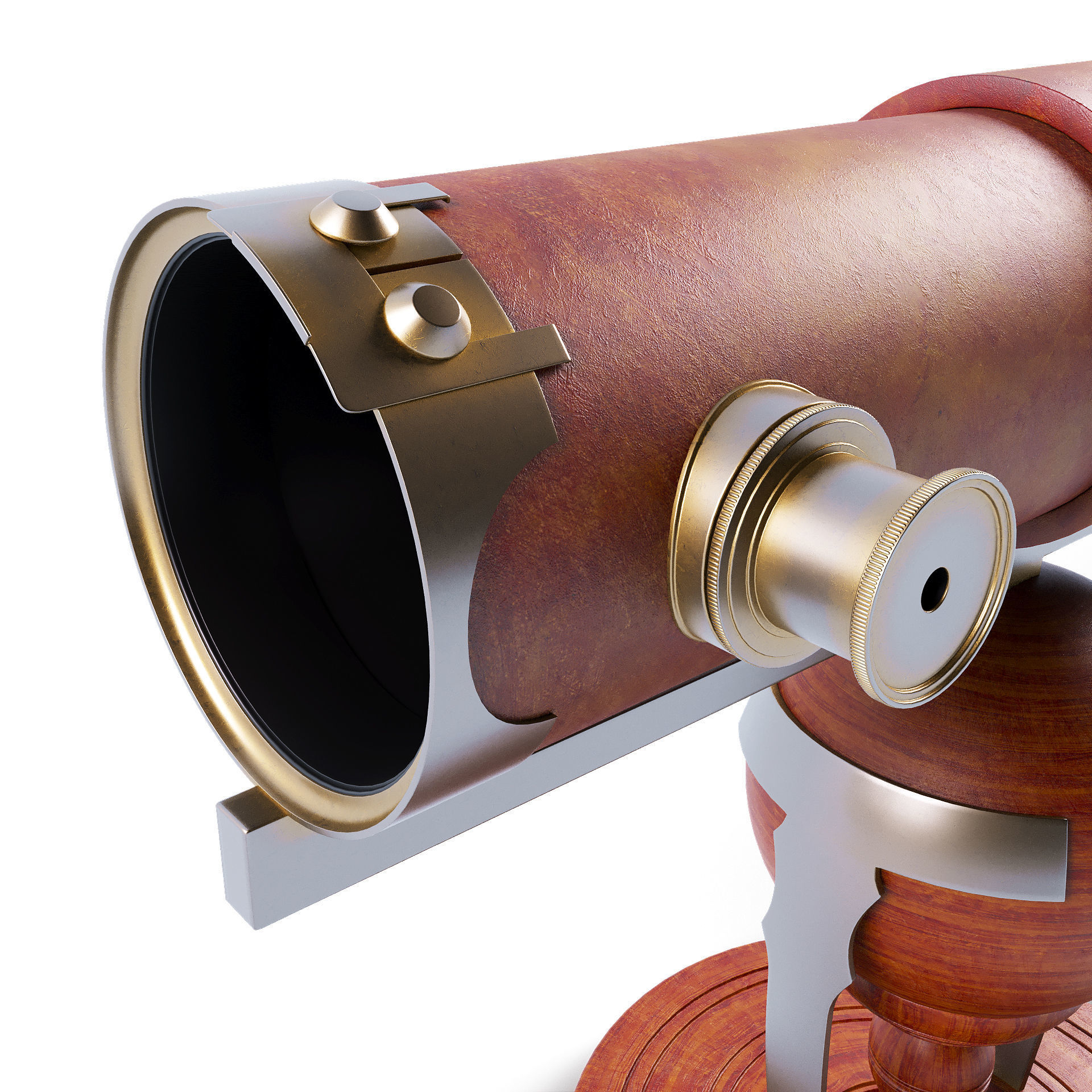 Newtonian telescope 3D model_8