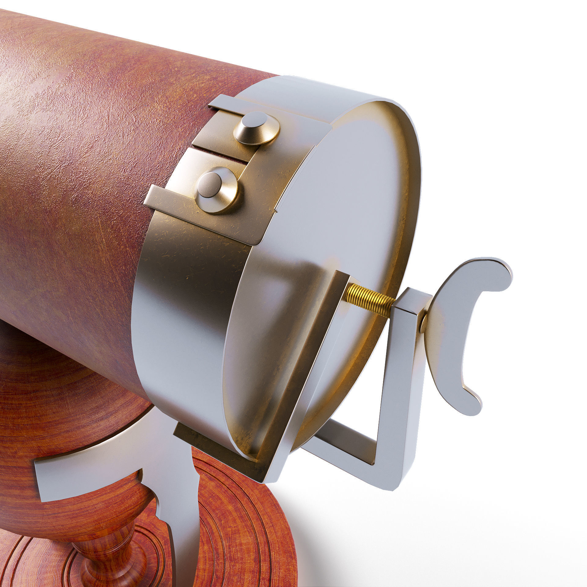 Newtonian telescope 3D model_9