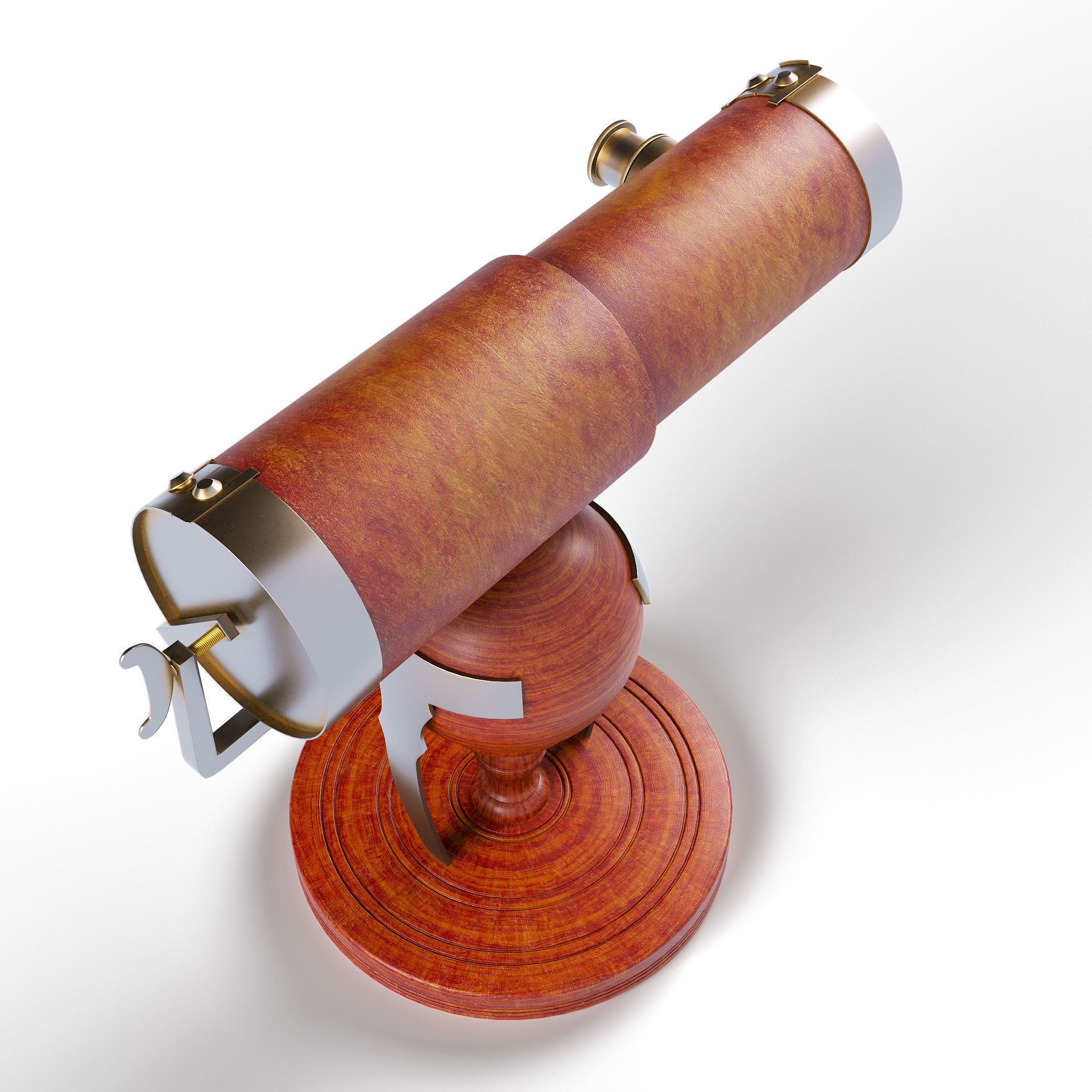 Newtonian telescope 3D model_6