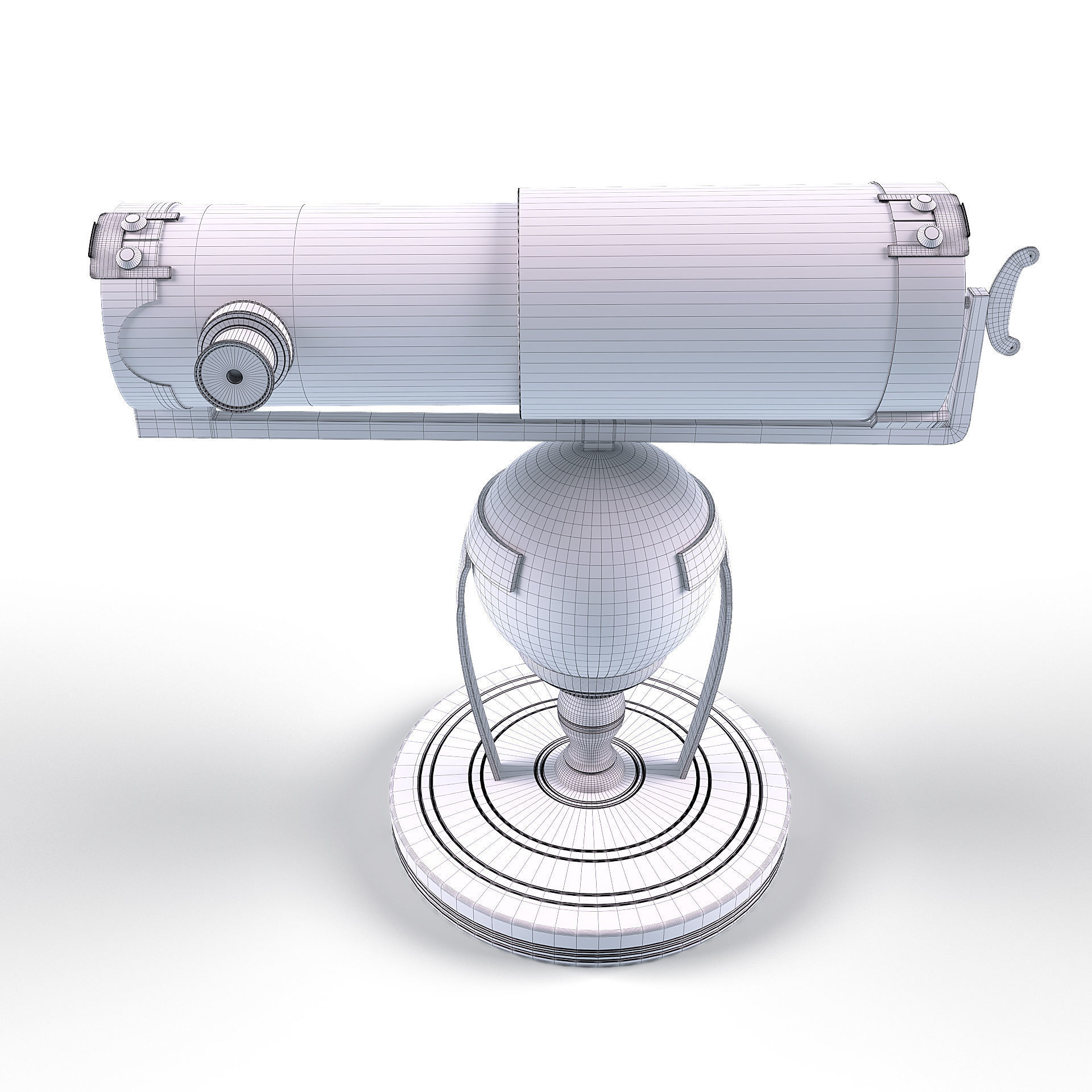 Newtonian telescope 3D model_13