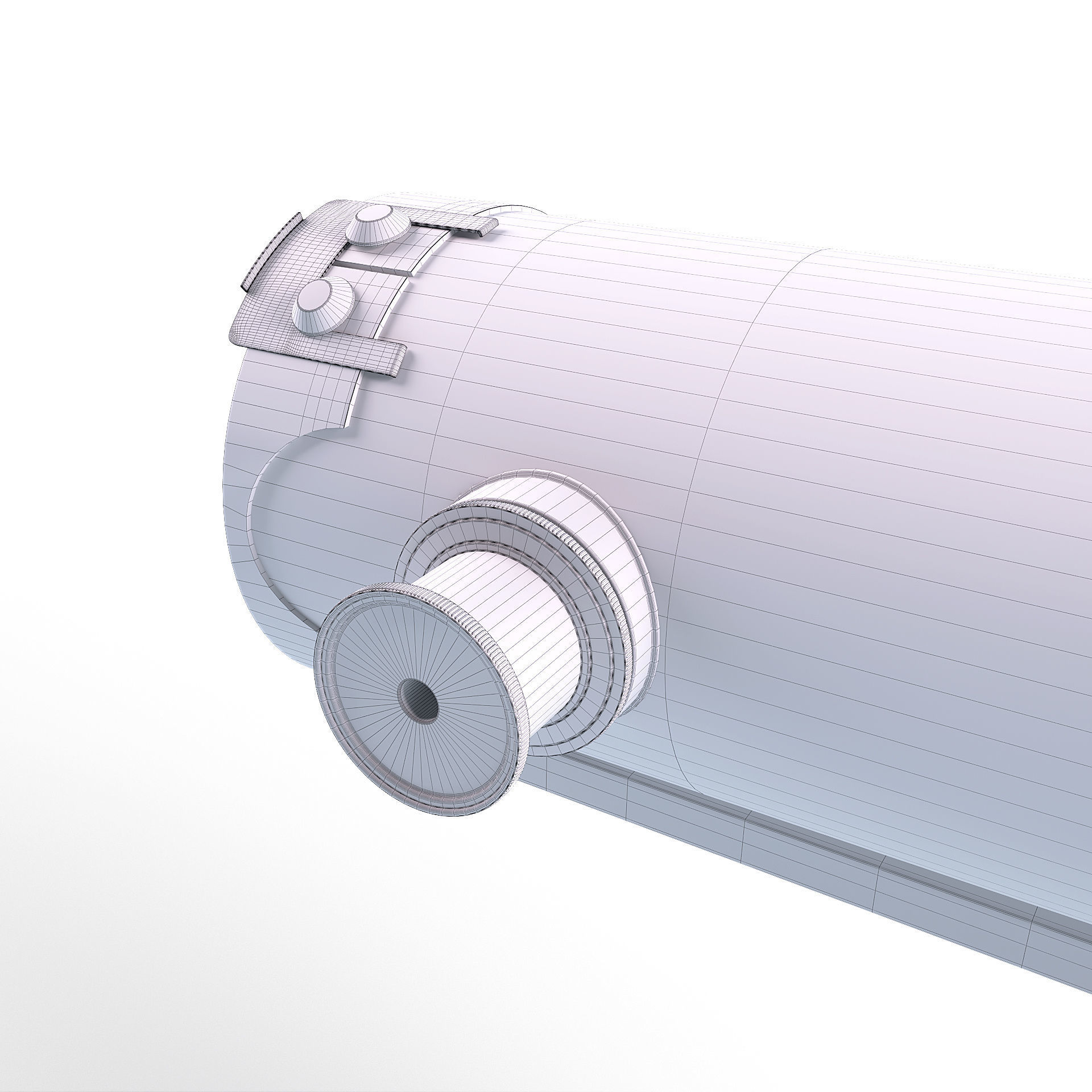 Newtonian telescope 3D model_20