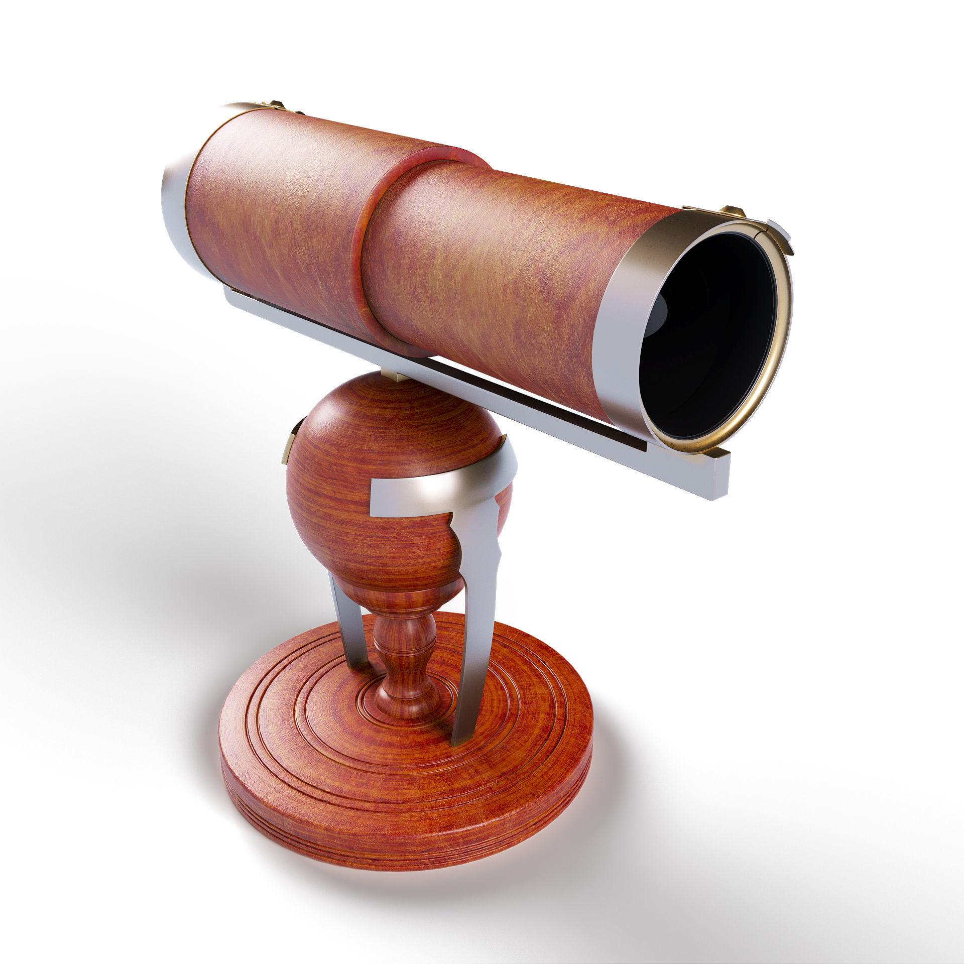 Newtonian telescope 3D model_7