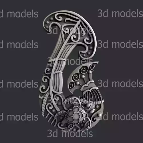 3d STL models for CNC router hook