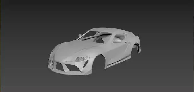Toyota Supra 2021  Body For Print 3D print model