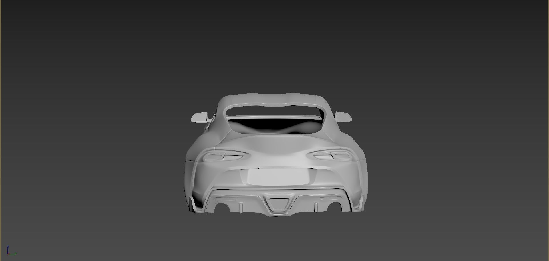 Toyota Supra 2021  Body For Print 3D print model_4