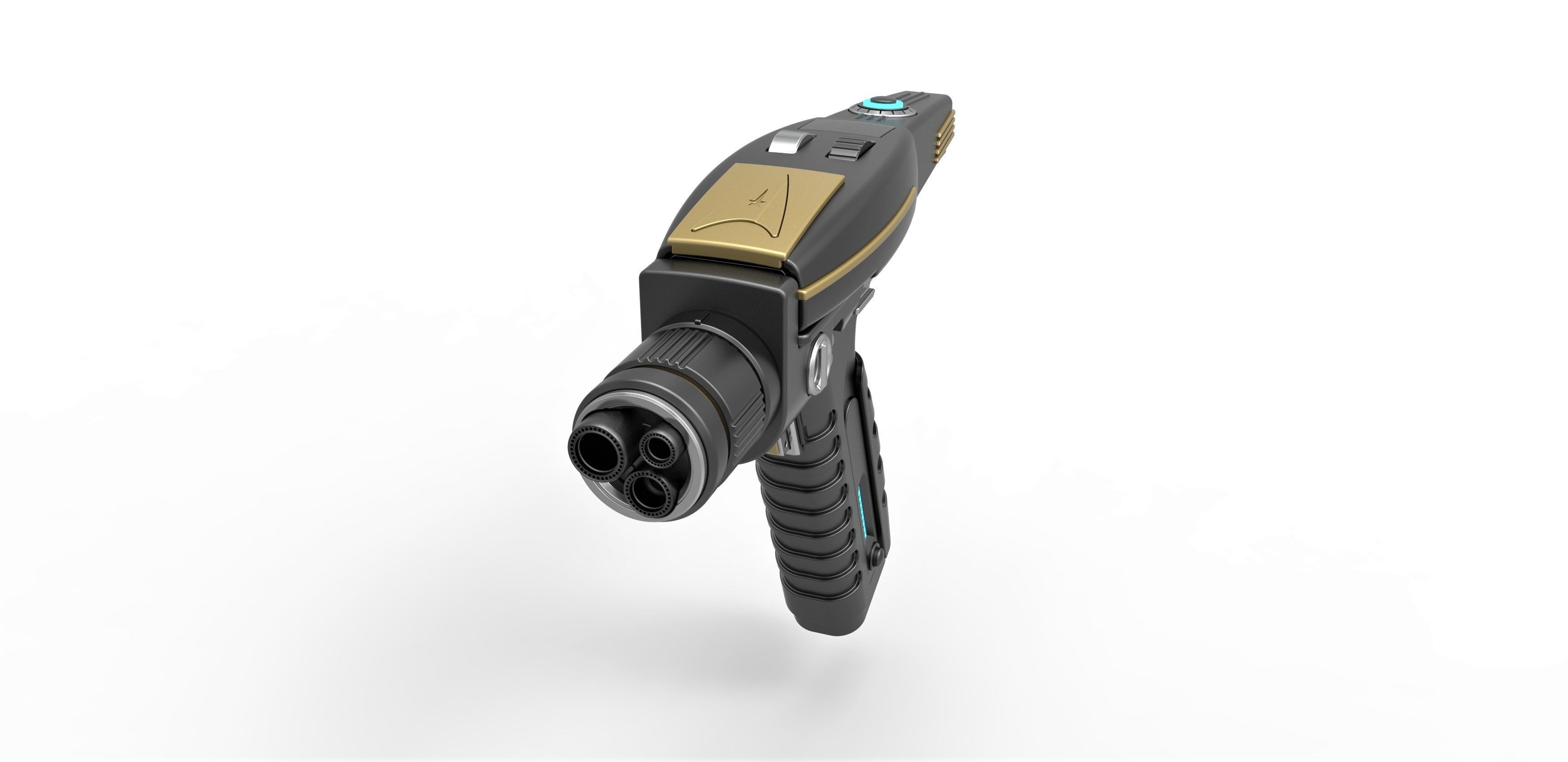 Phaser pistol from Star Trek Discovery TV series 3D model_3