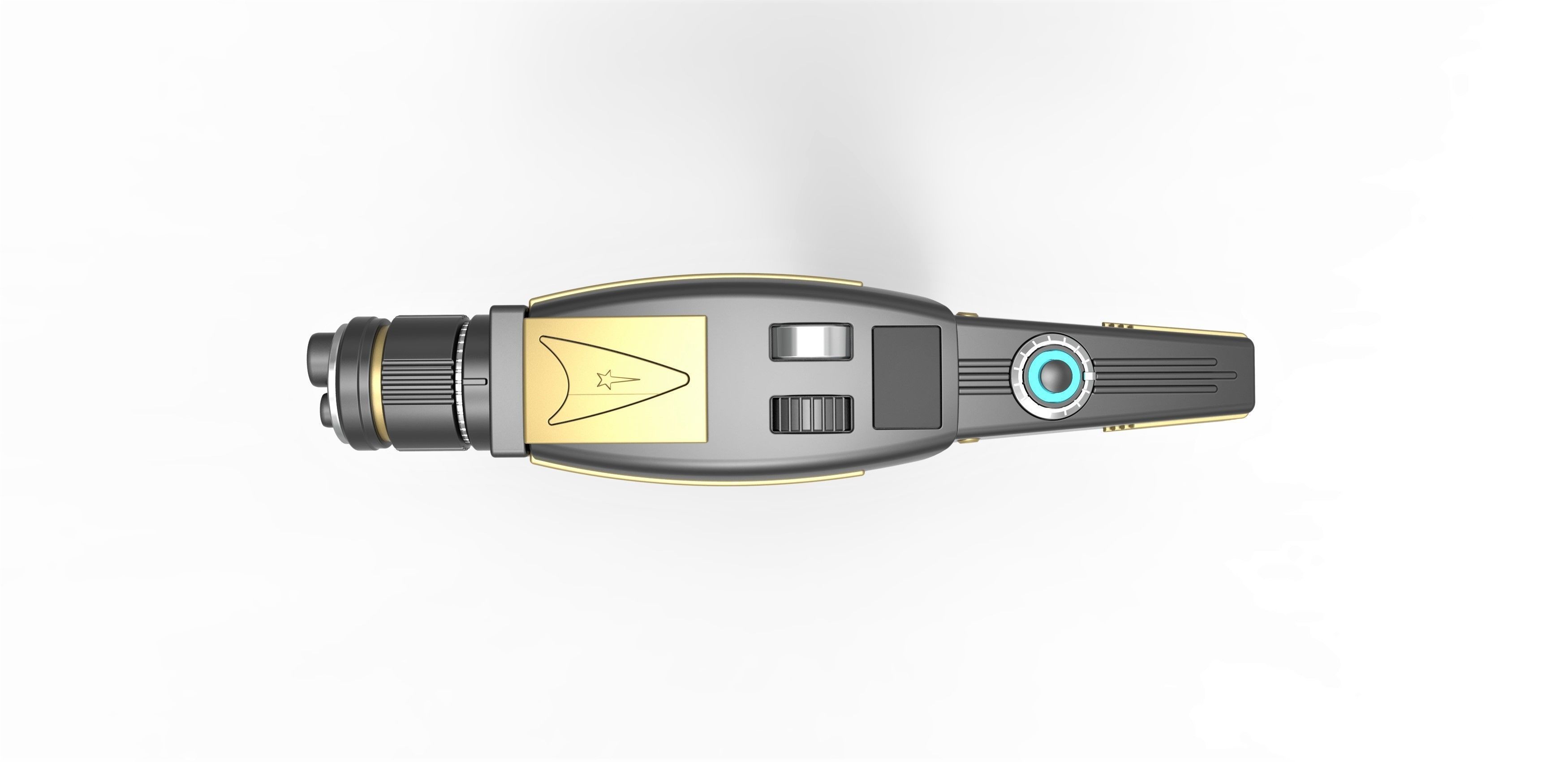 Phaser pistol from Star Trek Discovery TV series 3D model_8